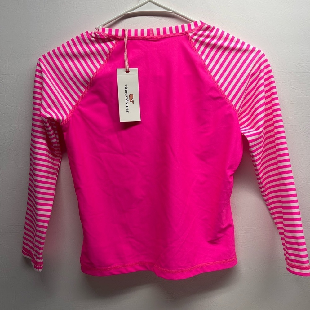 Vineyard vines girls swim shirt long sleeves size M 10-12 nwt - Picture 6 of 6